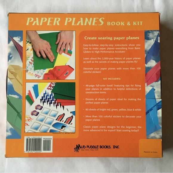 Paper Planes BOOK AND KIT 48 Page Paperback Paper To Make Airplanes New NIB - Picture 7 of 12